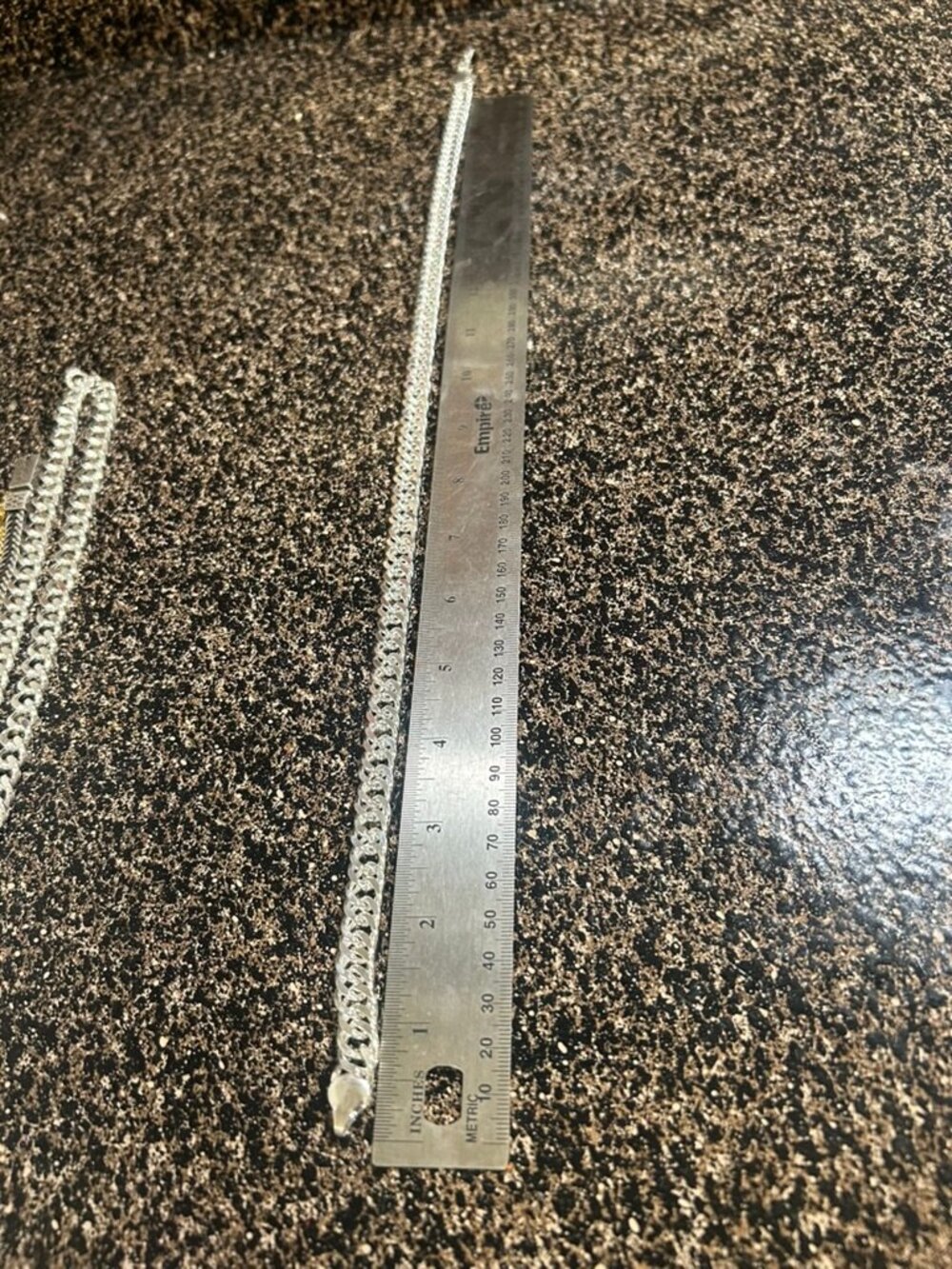 925 Silver Grecian Link Chain Necklace